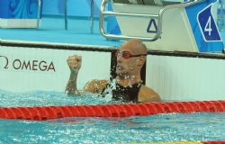 Ruchard Oribe vence en los 200 metros libre.