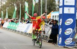 Copa del Mundo Sudfrica 2015. Carlos Gonzlez y Noel Martn oro carretera