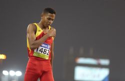 Deliber Rodrguez, 400m T20, Plata Mundial Atletismo Doha 2015