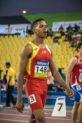 Deliber Rodrguez, 400m T20, Plata Mundial Atletismo Doha 2015