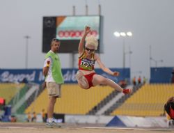 Sara Fernandez salto de longitud T12 Mundial Atletismo Doha 2015