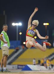 Sara Fernandez salto de longitud T12 Mundial Atletismo Doha 2015