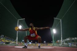 Kim Lopez Plata lanzamiento de disco T12 Mundial Atletismo Doha 2015