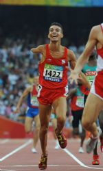 Abderraman Ait consigue la medalla de bronce en los 800 metros.