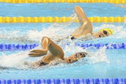 Michelle Alonso, en la prueba de 200 libres.