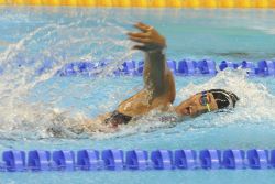 Michelle Alonso, en la prueba de 200 libres.