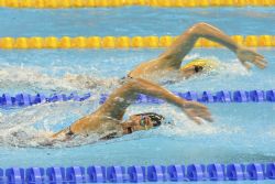 Michelle Alonso, en la prueba de 200 libres.