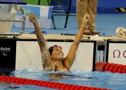 Michelle Alonso se hace con el oro y un nuevo rcord paralmpico en los 100 metros braza