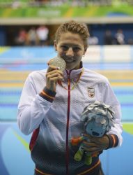 Nuria Marques medalla de plata en 100m espalda S9