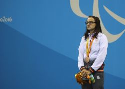 Mara Delgado, bronce JJPP Ro en los 50 libres (S12)