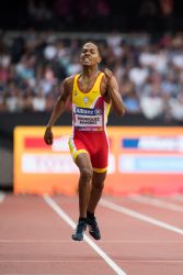 Deliber Rodrguez gana la medalla de bronce en los 400 metros T20 durante el Mundial de Atletismo Paralmpico de Londres.