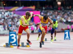 Relevo 4x100 T11-T13 Campeonato del Mundo de Atletismo Paralmpico Londres 2017