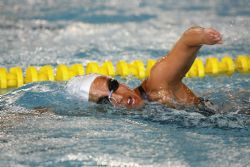 Esther Morales en el Campeonato de Espaa de Invierno de Natacin 2008.