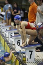 Ester Rodrguez en el Campeonato de Espaa de Invierno de Natacin 2008.