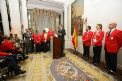 Recepcin en la embajada Espaola.