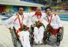 Vicente Gil y Miguel Luque con las medalla de plata y bronce, respectivamente, en los 50 metros braza.