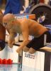 Xavi Torres, tirndose al agua en los Juegos Paralmpicos de Atenas 2004