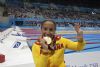 Teresa Perales medalla de oro en los 100 metros libres.