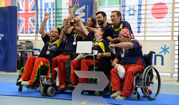 El equipo de boccia