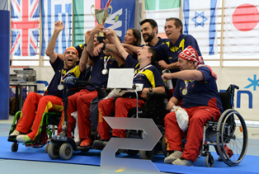 El equipo de boccia