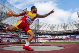 Kim L�pez, medalla de bronce en el Campeonato del Mundo de Atletismo Paral�mpico Londres 2017