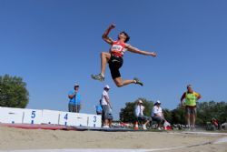 Xavi Porras gana la medalla de bronce en el salto de longitud (clase T12) del Mundial de Lyon 2013