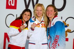Carla Casals, medalla de plata en 100 metros mariposa S12 durante el Mundial de Natacin Paralmpica de Montreal