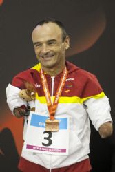 Ricardo Ten, bronce 100m braza sb4 Glasgow 2015