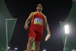 David Casinos, Oro en lanzamiento de disco F11, Mundial Atletismo Doha2015