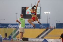 Sara Martinez Puntero Bronce salto de longitud T12 Mundial Atletismo Doha2015