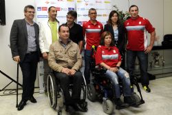 Presentacin de la preseleccin del equipo paralmpico espaol para Ro2016 en Oviedo