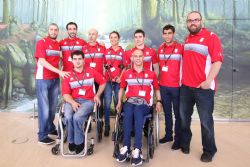 Presentación de la preselección del equipo paralímpico español para RIO2016 en Bilbao