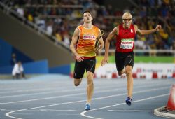 Joan Munar, durante la carrera.