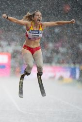 Sara Andrs gana la medalla de bronce en los 200 m. T44 en el Campeonato del Mundo de Atletismo Paralmpico Londres 2017