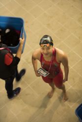 Isabel Hernndez en la final de 50 metros libre S10 durante la primera jornada del Mundial de Natacin Paralmpica Mxico 2017.