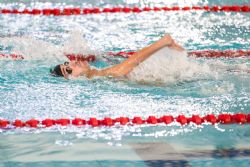 Miguel ngel Martnez en la prueba de 50 metros libre S3 durante la quinta jornada del Campeonato del Mundo de Natacin Paralmpica Mxico 2017.