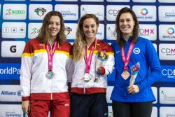 Sarai Gascn y Nuria Maqrus ganan el oro y la plata, respectivamente, en los 50 metros libre S9 durante la sexta jornada del Campeonato del Mundo de Natacin Paralmpica Mxico 2017.