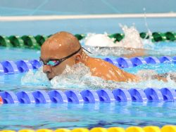 Javier Torres Ramis, nadando los 150 estilos.