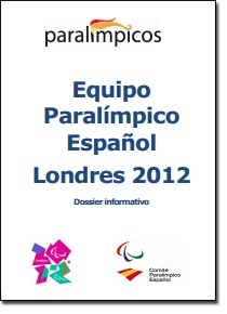 Portada del Dossier de Prensa - Equipo Español Londres 2012