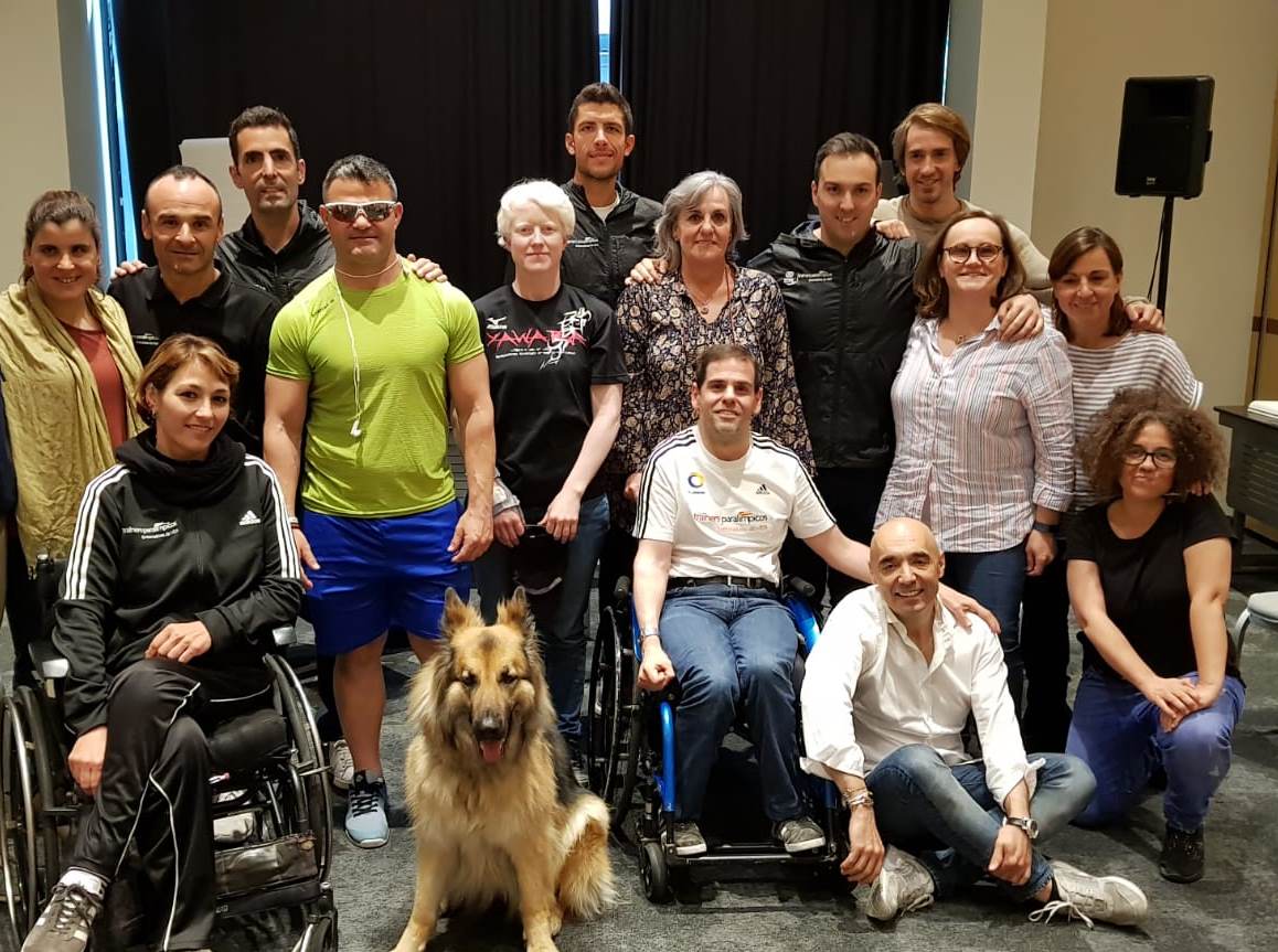 Equipo y colaboradores de trainers paralímpicos