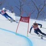 Imagen de Jon Santacana y Miguel Galindo ganan la medalla de plata en la prueba supercombinada de los Juegos Paralímpicos de Pyeongchang 2018.