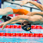 Nuria Marquès en las series de mujeres 100M espalda -S9