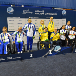 Relevo mixto 4x50 estilos discapacidad física (J. Rolo, M. Tajuelo, T. Perales y T. Ponce), bronce en el Europeo de Dublín 2018