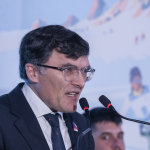 Alberto Durán, presidente del CPE, durnate presentación Equipo Milán Cortina 2026