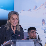 Milagros Tolón, ministra de Educación, Formación Profesional y Deportes, acto presentación Equipo Milán Cortina 2026