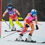 Alejandra Requesens y Victoria Ibáñez en la 2ª manga del slalom en Milán Cortina 2026