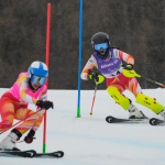 Alejandra Requesens y Victoria Ibáñez en la 2ª manga del slalom en Milán Cortina 2026
