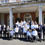 El Equipo Paralímpico Español es recibido en la Moncloa por el presidente del gobierno, Pedro Sánchez