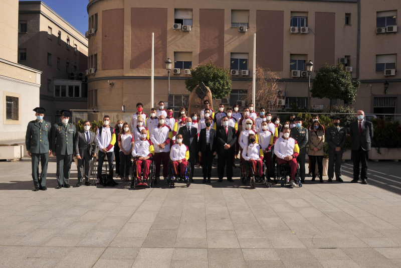 El Comité Paralímpico Español agradece a la Guardia Civil su apoyo en los Juegos de Tokio 2020 para lograr una expedición con cero casos de Covid 19