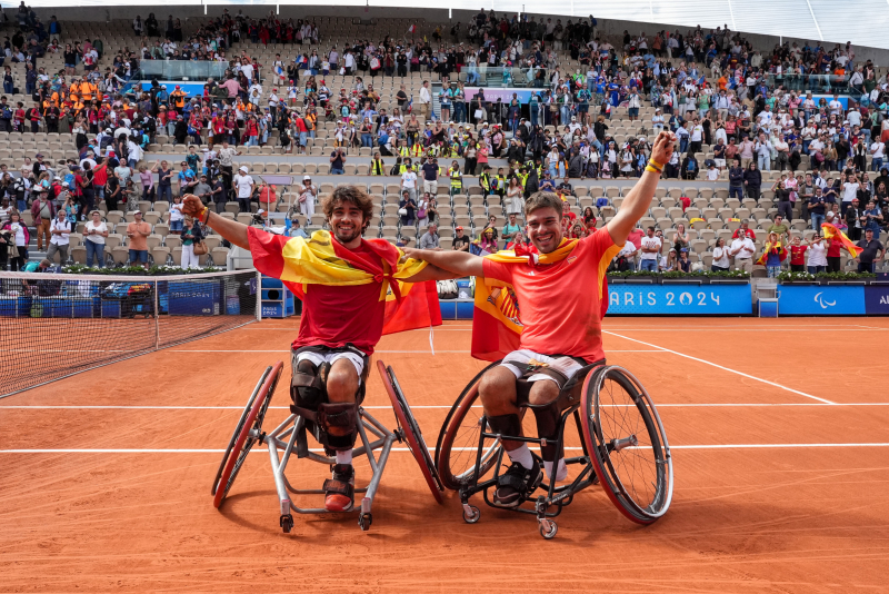 El tenis en silla de ruedas hace historia con su primera medalla